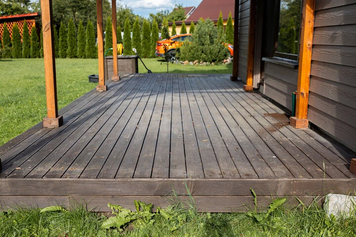 Modern composite deck replacement in Hamilton featuring durable low-maintenance outdoor living space design