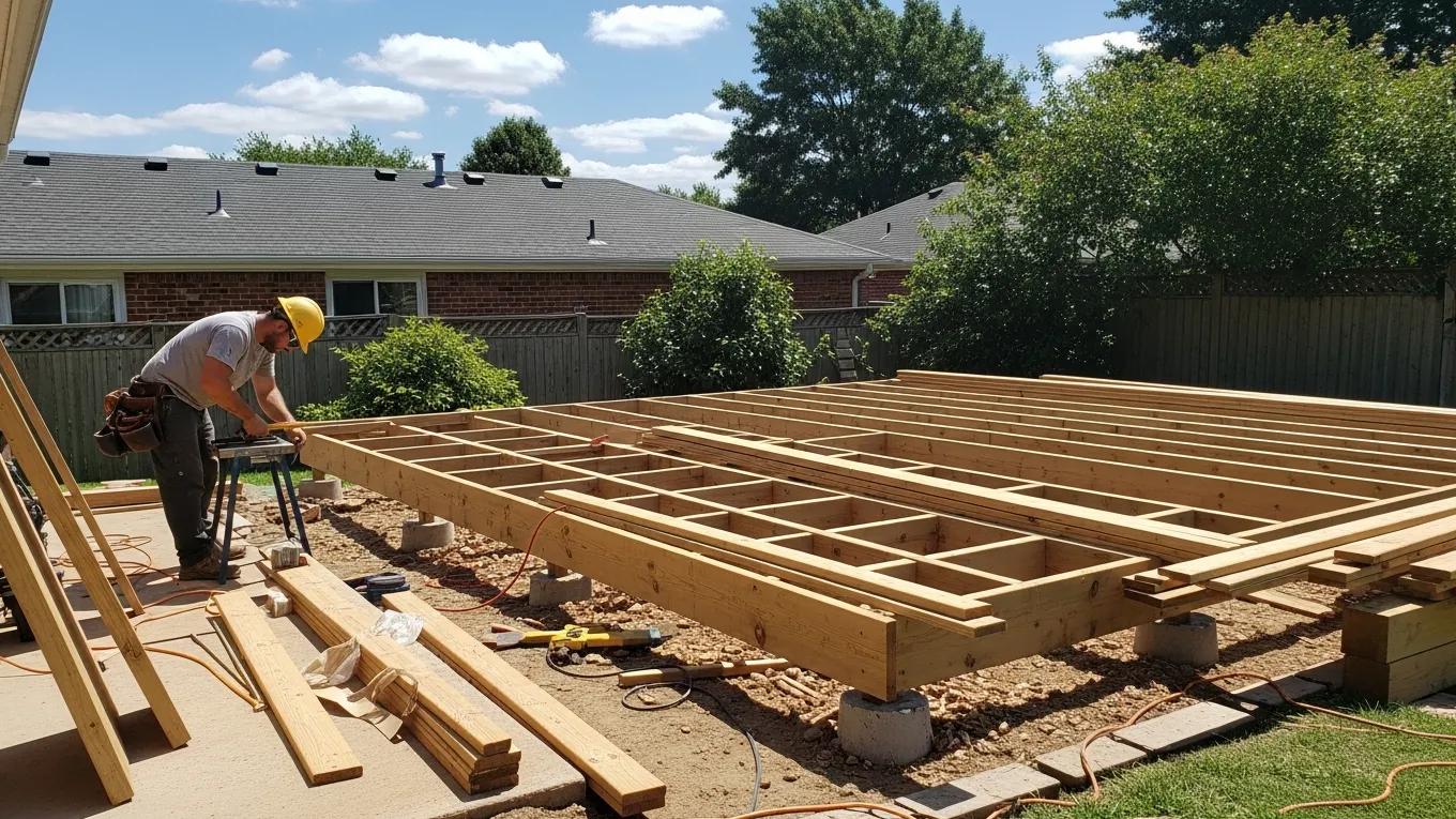 Skilled Hamilton deck contractors building a custom backyard retreat